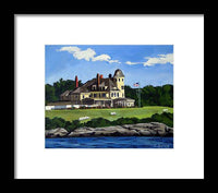 Castle Hill Inn Newport Rhode Island - Framed Print