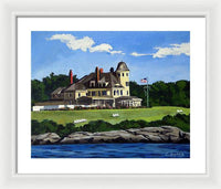Castle Hill Inn Newport Rhode Island - Framed Print