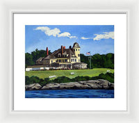 Castle Hill Inn Newport Rhode Island - Framed Print