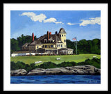 Castle Hill Inn Newport Rhode Island - Framed Print