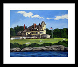 Castle Hill Inn Newport Rhode Island - Framed Print