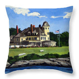 Castle Hill Inn Newport Rhode Island - Throw Pillow