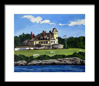 Castle Hill Inn Newport Rhode Island - Framed Print