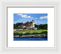Castle Hill Inn Newport Rhode Island - Framed Print