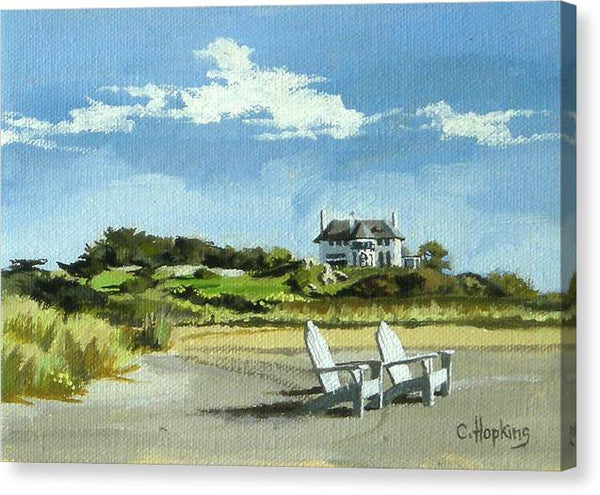 Bailey's Beach Newport Rhode Island - Canvas Print