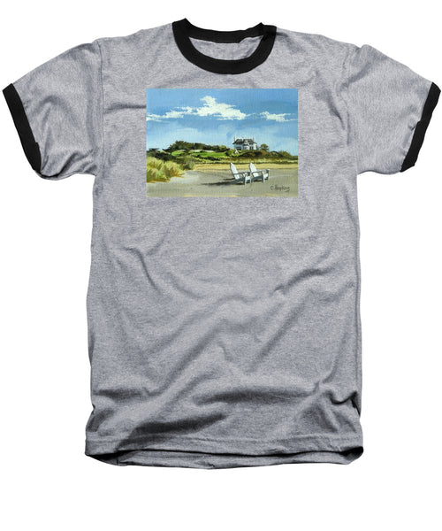 Bailey's Beach Newport Rhode Island - Baseball T-Shirt