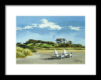 Bailey's Beach Newport Rhode Island - Framed Print