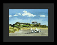 Bailey's Beach Newport Rhode Island - Framed Print