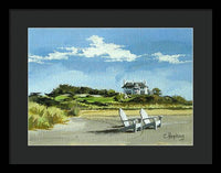 Bailey's Beach Newport Rhode Island - Framed Print