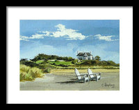 Bailey's Beach Newport Rhode Island - Framed Print