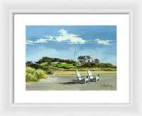 Bailey's Beach Newport Rhode Island - Framed Print