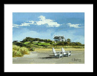 Bailey's Beach Newport Rhode Island - Framed Print