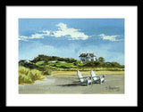 Bailey's Beach Newport Rhode Island - Framed Print