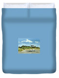 Bailey's Beach Newport Rhode Island - Duvet Cover