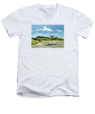 Bailey's Beach Newport Rhode Island - Men's V-Neck T-Shirt