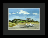 Bailey's Beach Newport Rhode Island - Framed Print