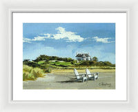 Bailey's Beach Newport Rhode Island - Framed Print