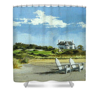 Bailey's Beach Newport Rhode Island - Shower Curtain