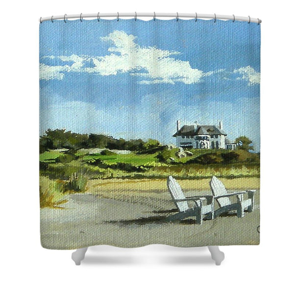 Bailey's Beach Newport Rhode Island - Shower Curtain
