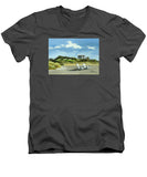 Bailey's Beach Newport Rhode Island - Men's V-Neck T-Shirt
