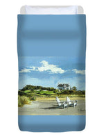 Bailey's Beach Newport Rhode Island - Duvet Cover