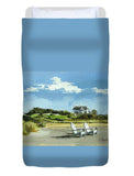 Bailey's Beach Newport Rhode Island - Duvet Cover