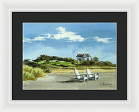 Bailey's Beach Newport Rhode Island - Framed Print