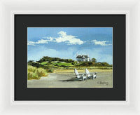 Bailey's Beach Newport Rhode Island - Framed Print
