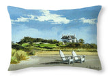 Bailey's Beach Newport Rhode Island - Throw Pillow