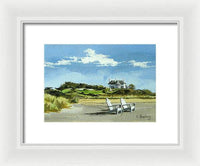Bailey's Beach Newport Rhode Island - Framed Print