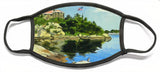Beacon Rock Brenton Cove Newport Rhode Island - Face Mask