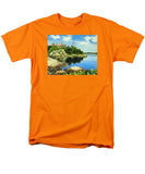 Beacon Rock Brenton Cove Newport Rhode Island - Men's T-Shirt  (Regular Fit)