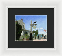 Black Dog Tavern Martha's Vineyard Massachusetts - Framed Print
