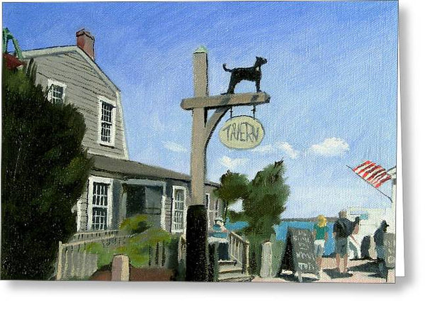 Black Dog Tavern Martha's Vineyard Massachusetts - Greeting Card