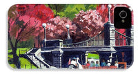 Boston Public Gardens Boston Massachusetts - Phone Case