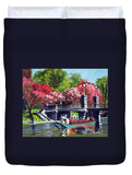 Boston Public Gardens Boston Massachusetts - Duvet Cover