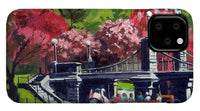 Boston Public Gardens Boston Massachusetts - Phone Case