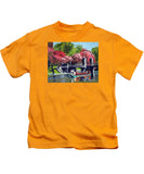 Boston Public Gardens Boston Massachusetts - Kids T-Shirt
