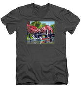 Boston Public Gardens Boston Massachusetts - Men's V-Neck T-Shirt