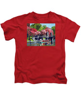 Boston Public Gardens Boston Massachusetts - Kids T-Shirt