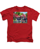 Boston Public Gardens Boston Massachusetts - Kids T-Shirt