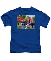 Boston Public Gardens Boston Massachusetts - Kids T-Shirt
