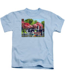 Boston Public Gardens Boston Massachusetts - Kids T-Shirt