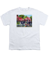 Boston Public Gardens Boston Massachusetts - Youth T-Shirt