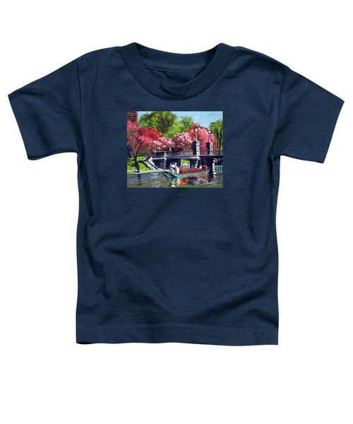 Boston Public Gardens Boston Massachusetts - Toddler T-Shirt