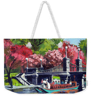 Boston Public Gardens Boston Massachusetts - Weekender Tote Bag