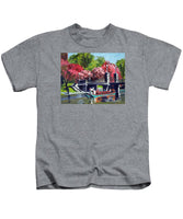 Boston Public Gardens Boston Massachusetts - Kids T-Shirt