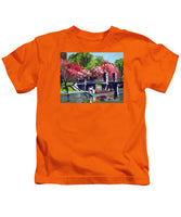 Boston Public Gardens Boston Massachusetts - Kids T-Shirt