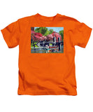 Boston Public Gardens Boston Massachusetts - Kids T-Shirt