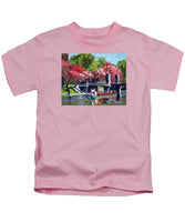 Boston Public Gardens Boston Massachusetts - Kids T-Shirt